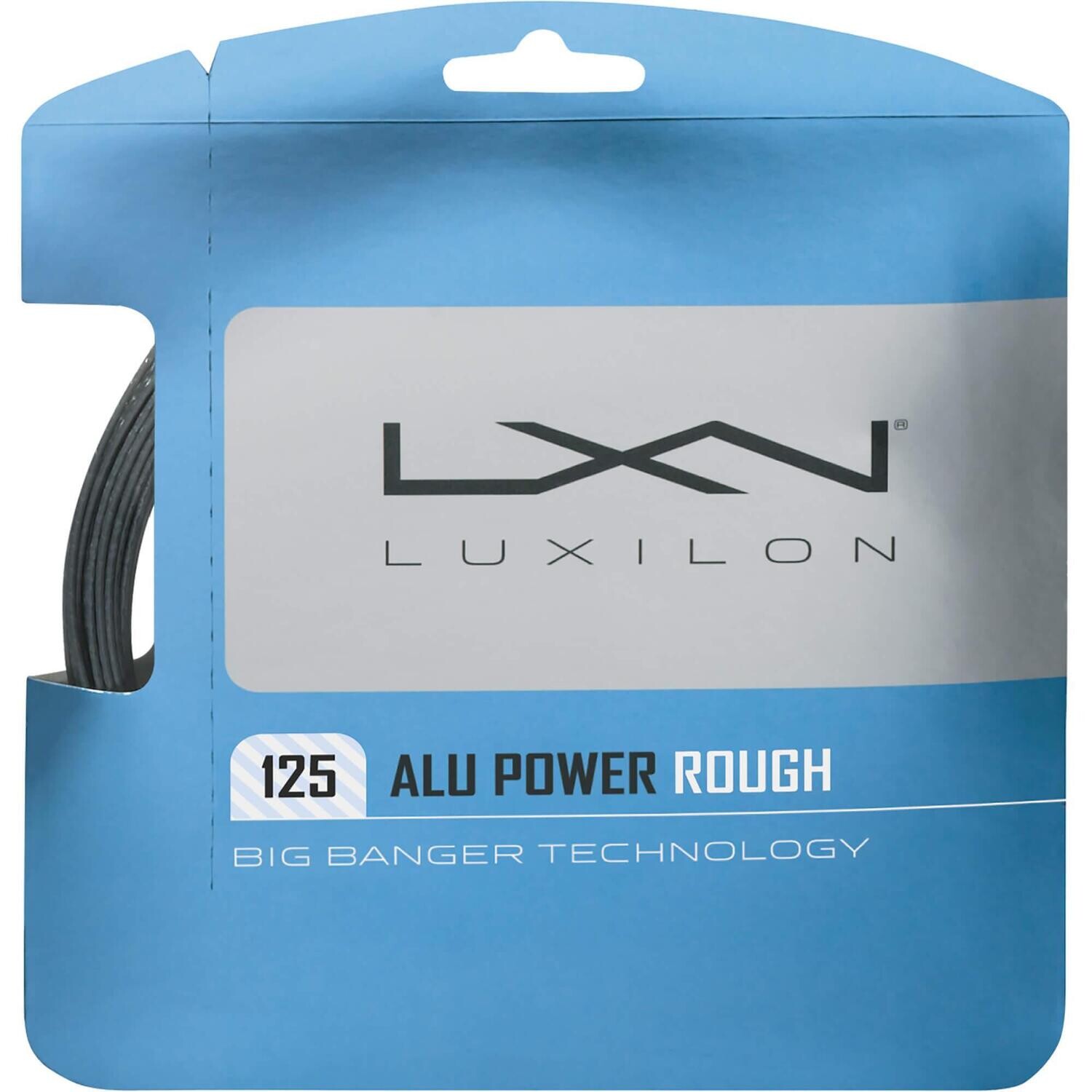 Luxilon Alu Power Rough Tennis String Set - Silver