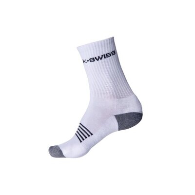 K-Swiss Men's Sport Socks White - 3 Pack