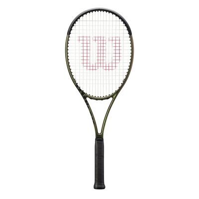 Wilson Blade 98 16x19 V8 Tennis Racket - Green