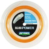 Yonex BG80 Power Badminton String - 200m Reel, Colour: Orange