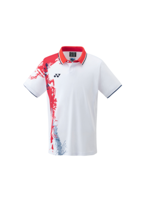 Yonex Men's Polo Shirt 10482EX - White Chinese National Team