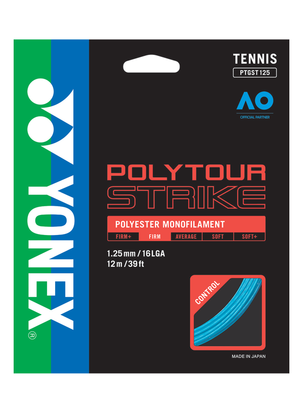 Yonex PolyTour Strike Tennis String Set - Blue
