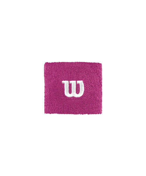 Wilson W Wristbands Pair Pink