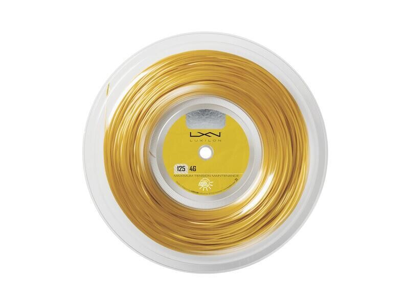 Luxilon 4G 125 Tennis String 200m Reel Gold