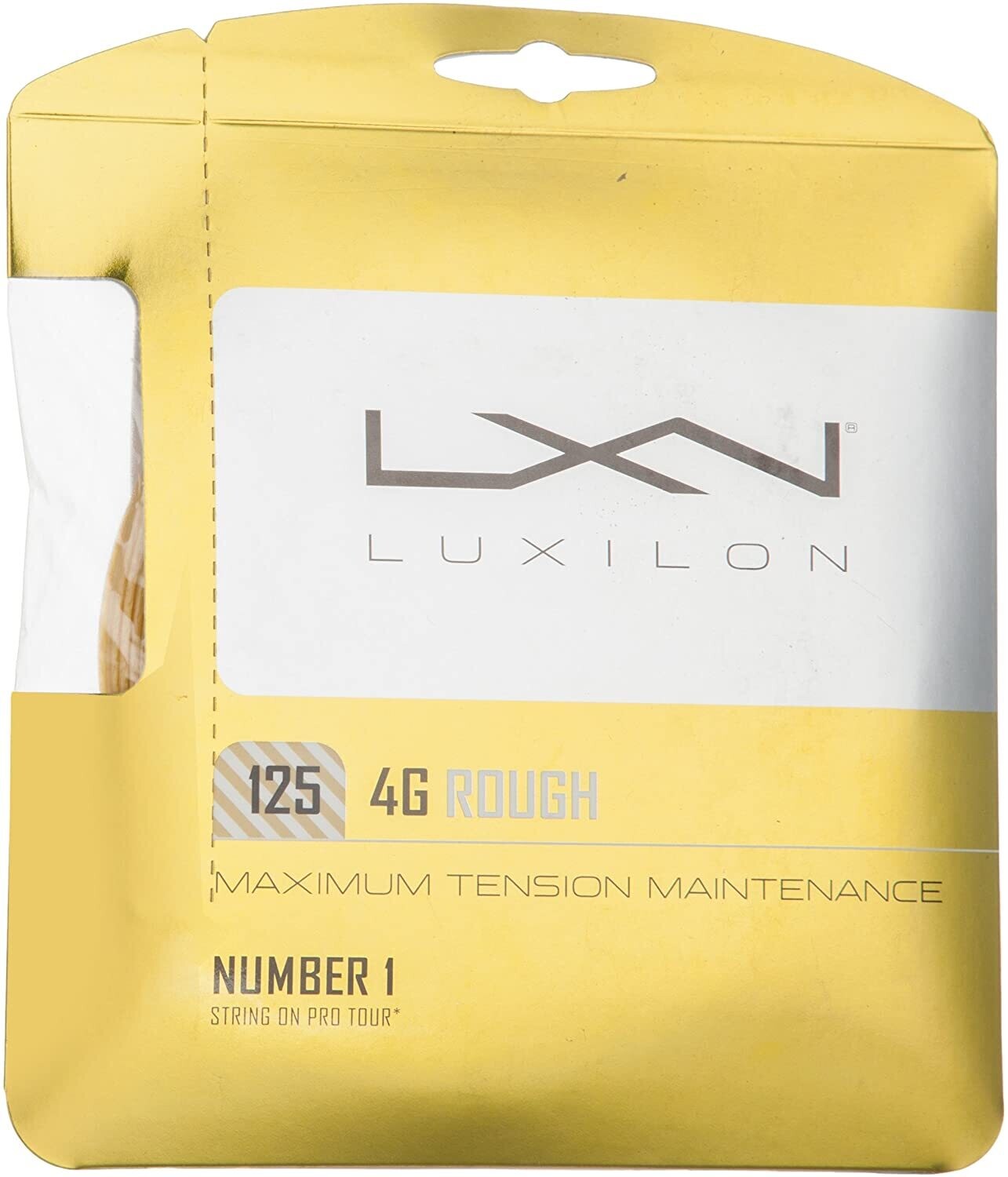 Luxilon 4G Rough 125 Tennis String Set Gold
