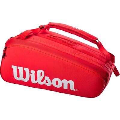 Wilson Super Tour 15 Pack Tennis Bag - Red