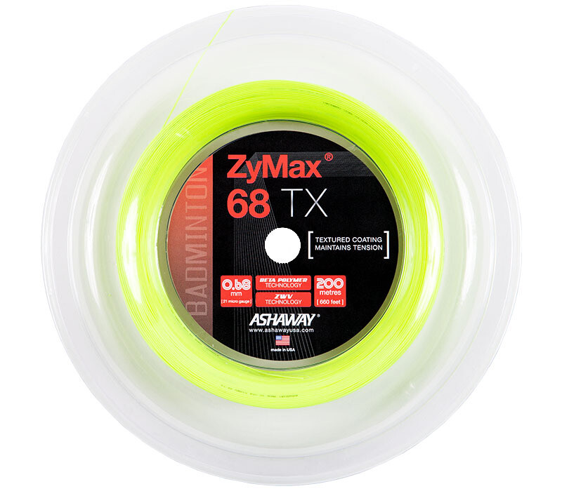 Ashaway Zymax 68 TX Badminton String Reel - Yellow