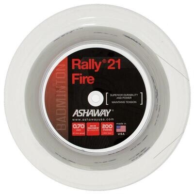 Ashaway Rally 21 Badminton String Reel - White