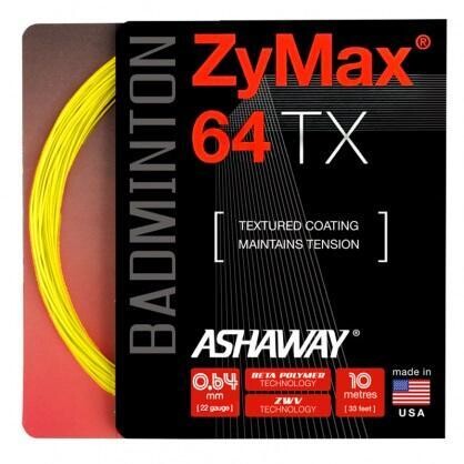 Ashaway Zymax 64 TX Badminton String Set - Yellow