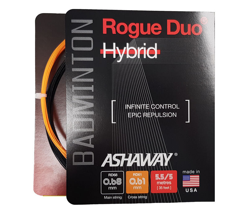 Ashaway Rogue Duo Hybrid Badminton String Set