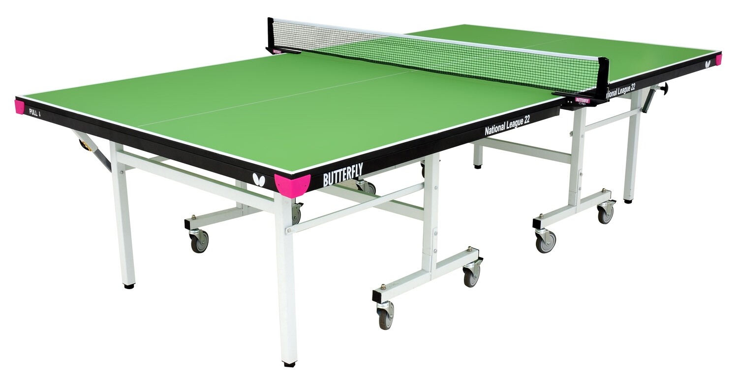 Butterfly National League 22 Rollaway Table Tennis Table