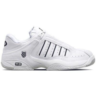 K-Swiss Defier RS Men's All Court Tennis Shoes - White/Black