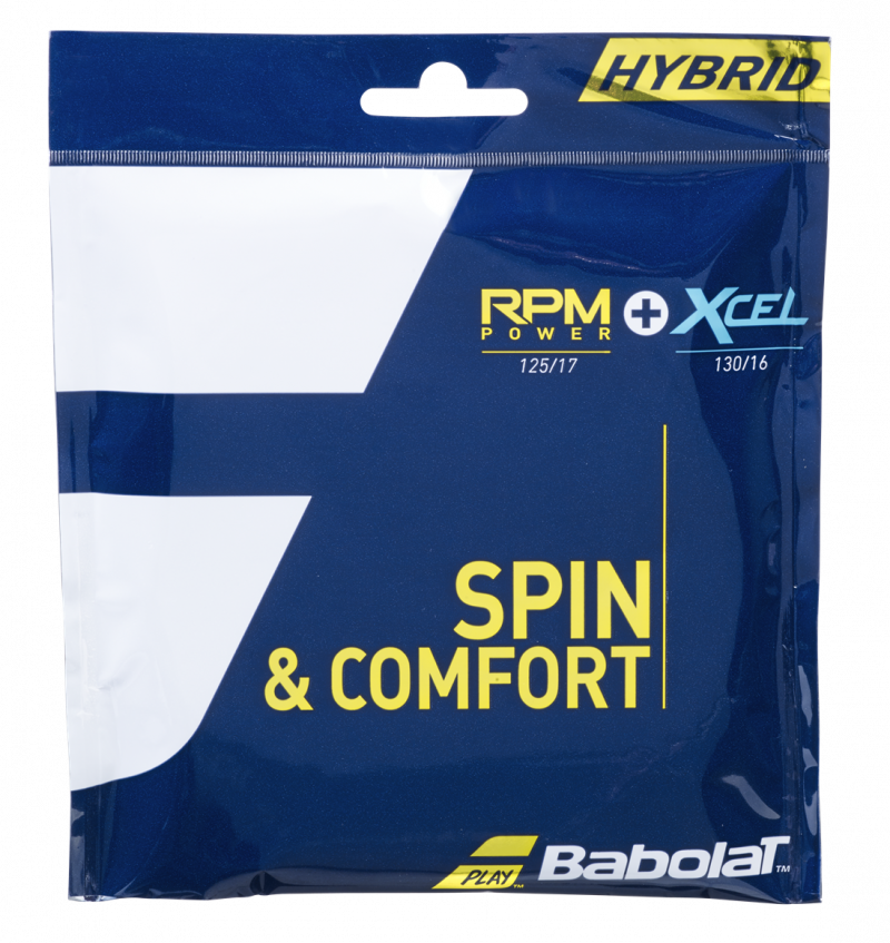 Babolat Hybrid RPM Power 125 + XCEL 130 Tennis String Set