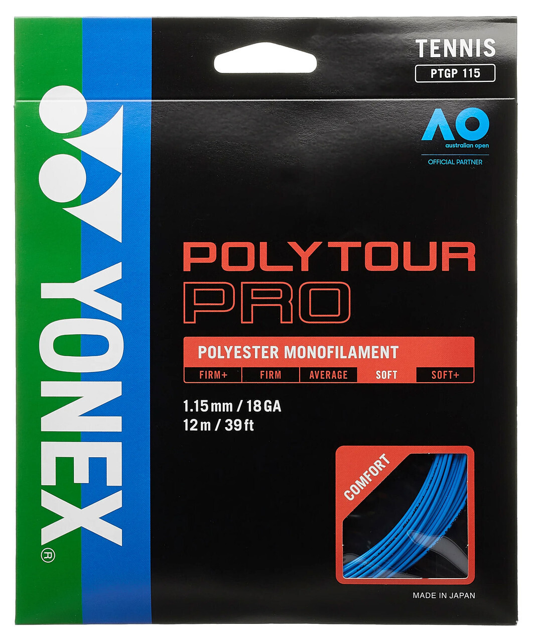 Yonex PolyTour Pro Tennis String Set 1.15mm - Blue