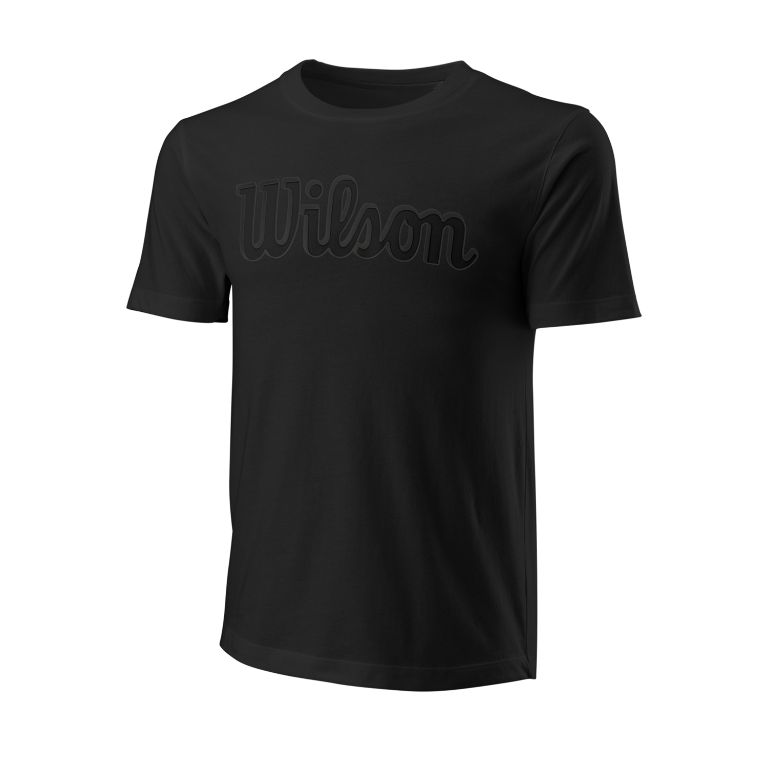 Wilson Script Eco Cotton Men's Tee Slim fit - Black