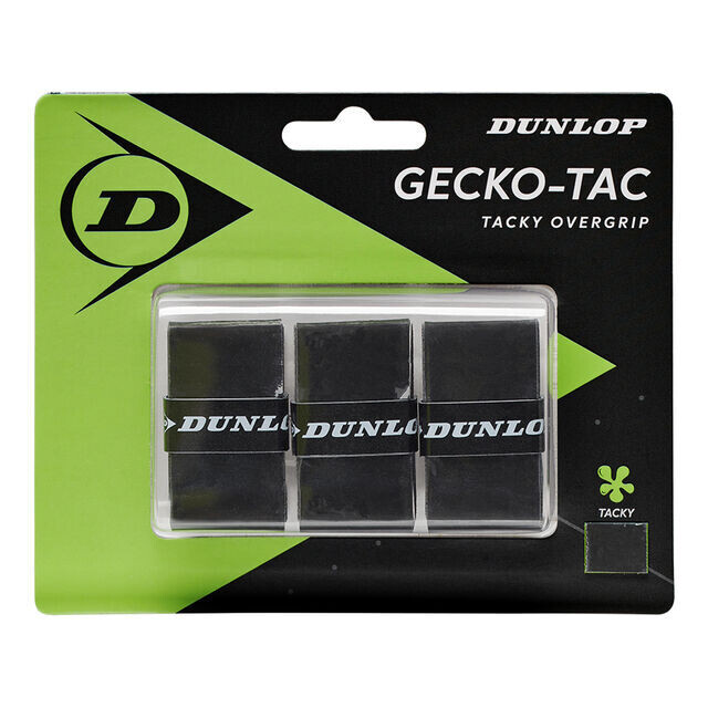Dunlop Gecko-Tac Overgrips 3 Pack Black
