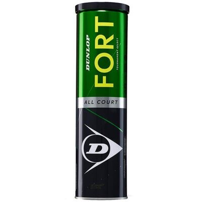 Dunlop Fort Tennis Balls - 4 Ball Can