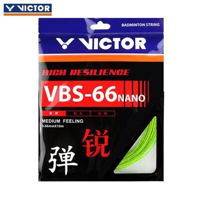 Victor VBS 66 Nano Badminton String Set - Green