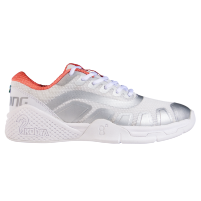 Salming Kobra Recoil Women's Court Shoes - White/Living Coral