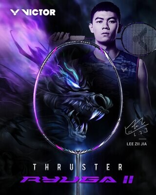 Victor Thruster Ryuga II J Badminton Racket - Purple - Pre Order