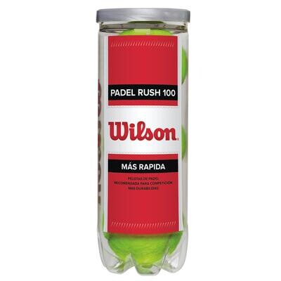 Wilson Rush 100 Padel Ball - 3 Ball Tube