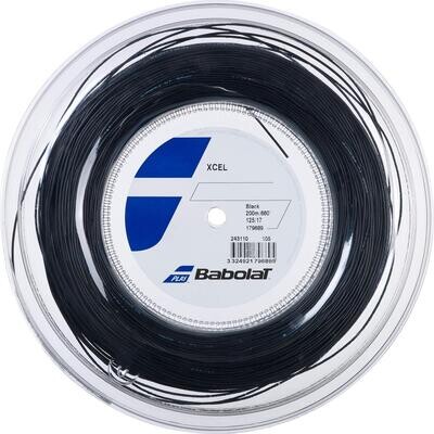 Babolat XCEL Tennis String 1.25mm - 200m Reel Black