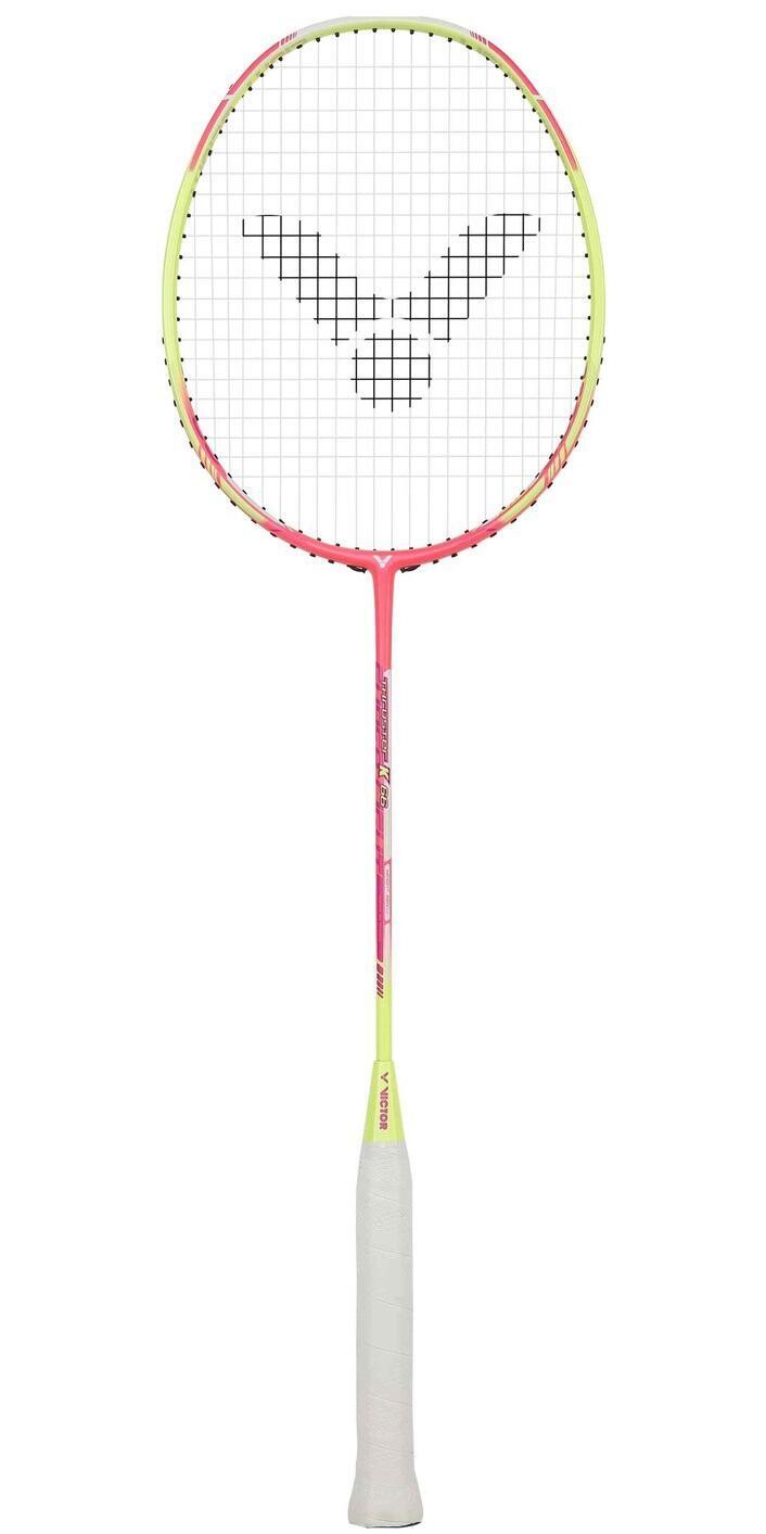 Victor Thruster K 66 Badminton Racket - Pink/Yellow