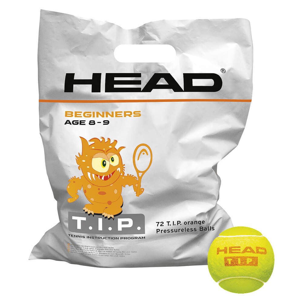 Head TIP Orange Mini Tennis Balls - 72 Ball Bag