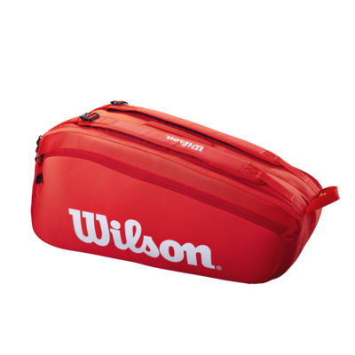 Wilson Super Tour 9 Pack Tennis Bag - Red