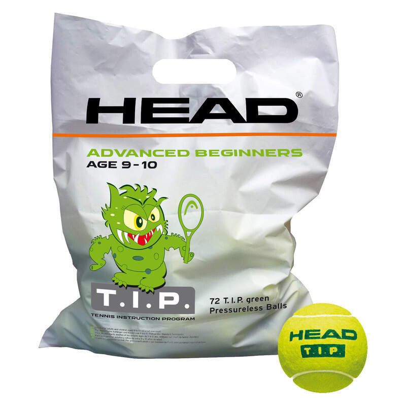 Head TIP Green Mini Tennis Balls - 72 Ball Bag
