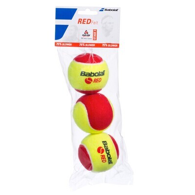Babolat Red Junior Tennis Balls - 3 Ball