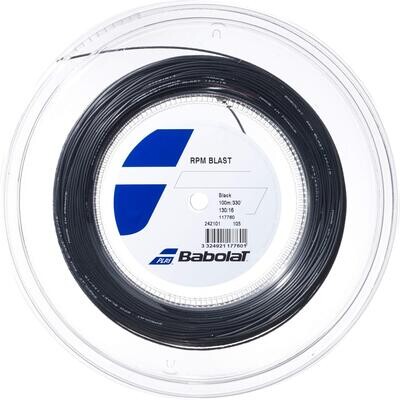 Babolat RPM Blast 125 Tennis String 100m Reel - Black
