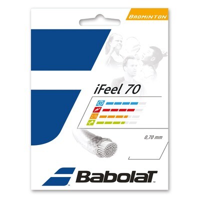 Babolat iFeel 70 Badminton String Set - White