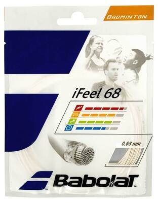 Babolat iFeel 68 Badminton String Set - White