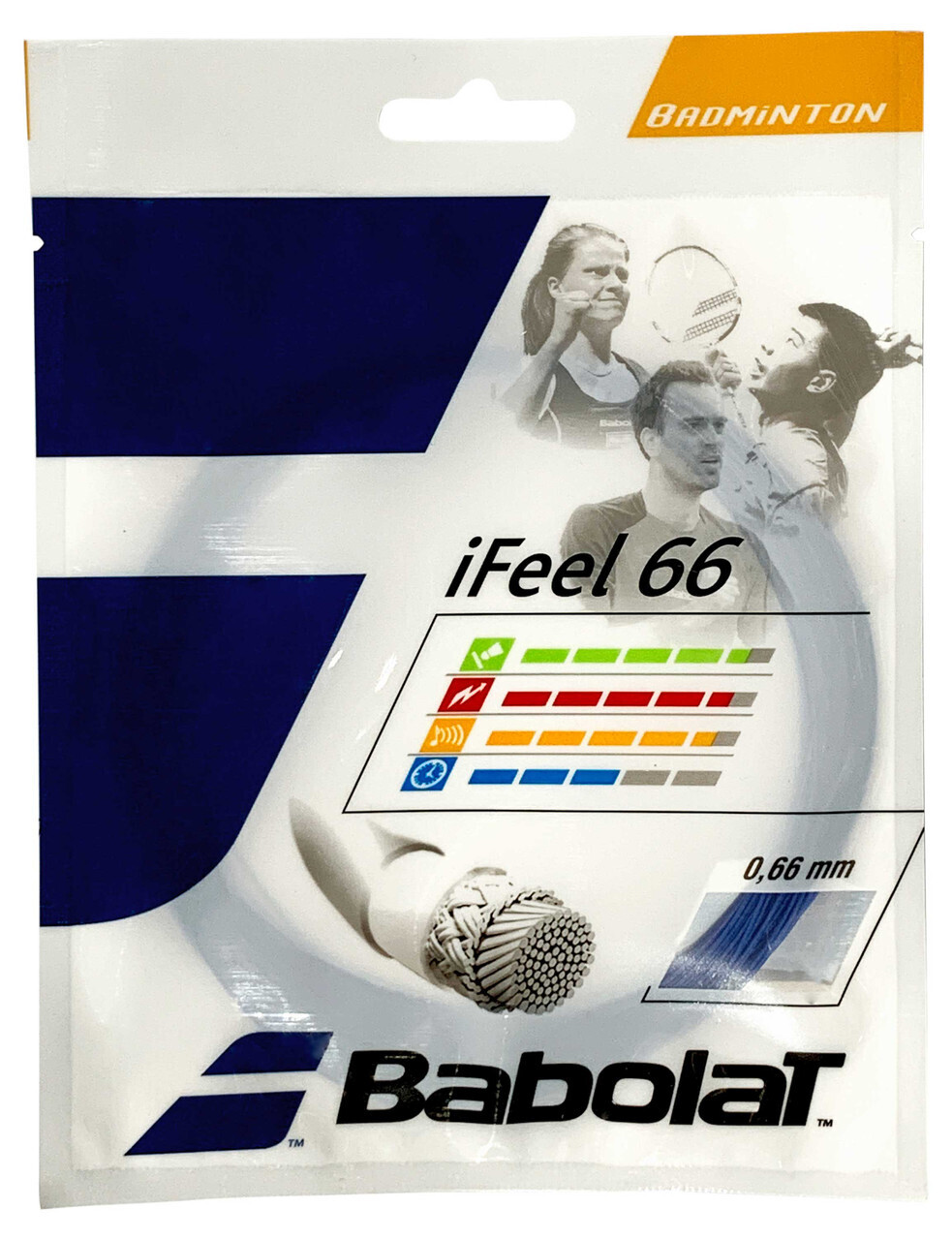 Babolat iFeel 66 Badminton String Set - Blue