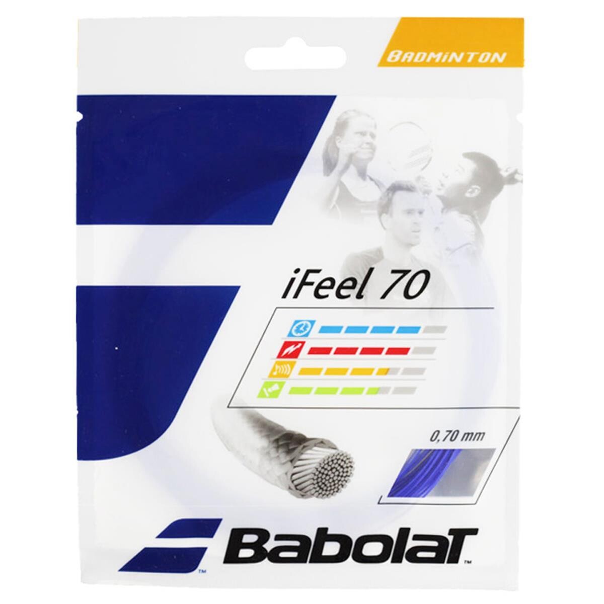 Babolat iFeel 70 Badminton String Set - Blue
