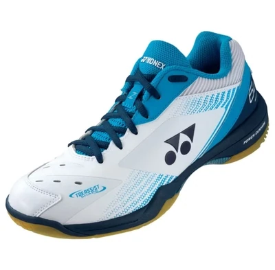 Yonex Power Cushion 65 Z3 Court Shoes - White/Ocean Blue
