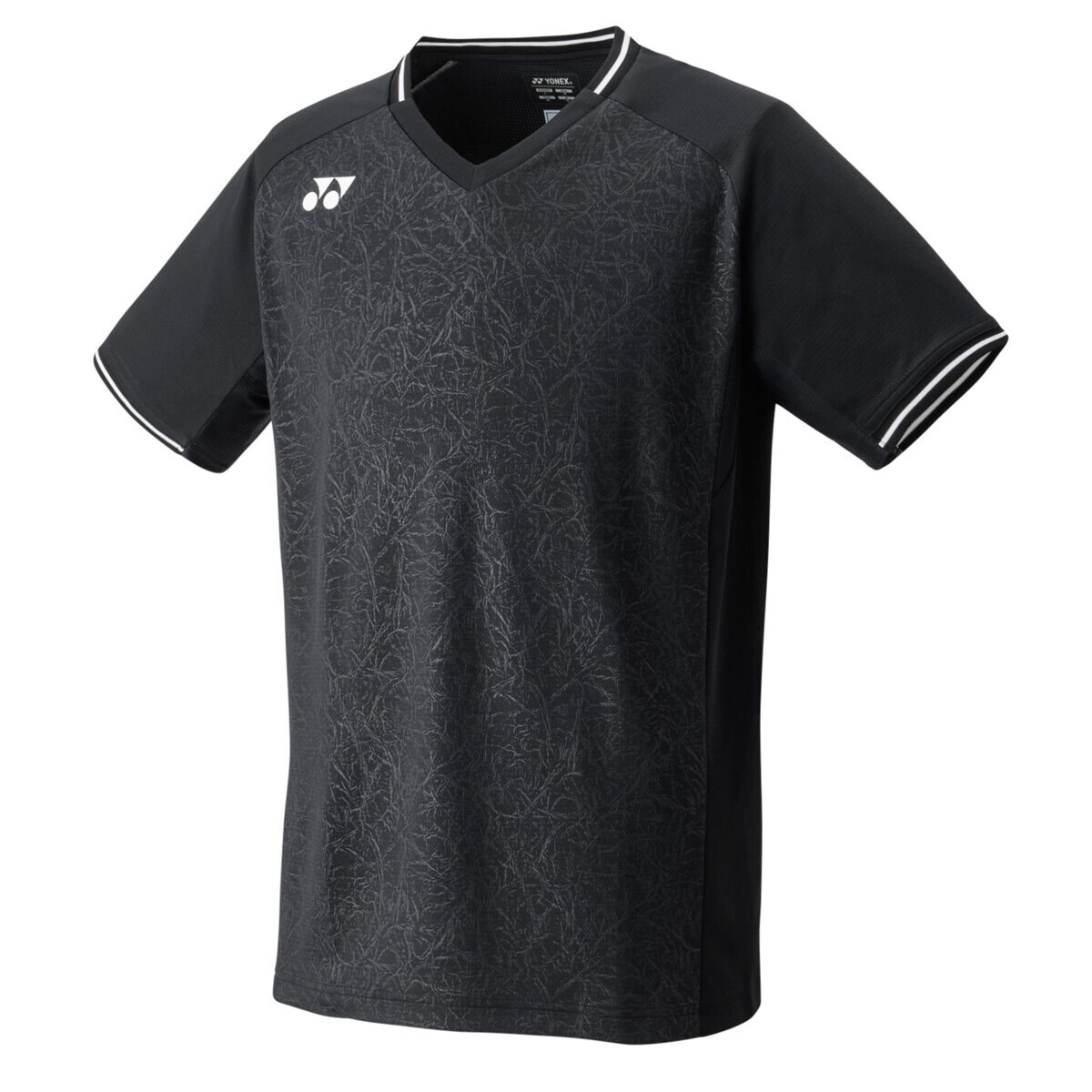 Yonex Men&#39;s Crew Neck Shirt 10518EX - Black, Size: S