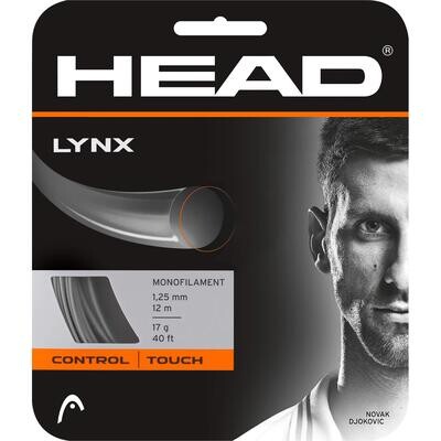 Head Lynx 1.25mm Tennis String Set - 12m Anthracite