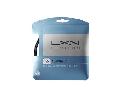 Luxilon Alu Power 125 Tennis String Set - Black