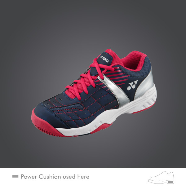 Yonex SHT Pro Junior Tennis Shoes Navy/Red