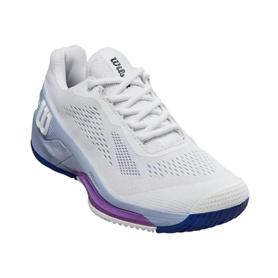 Wilson Rush Pro 4.0 Women's Tennis Shoes - White/Eventide Royal/Lilac