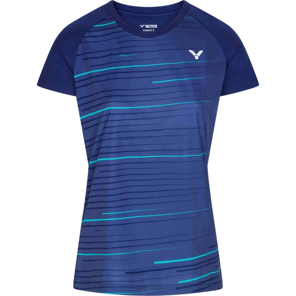 Victor T-34100 B Women&#39;s T-Shirt - Blue, Size: S