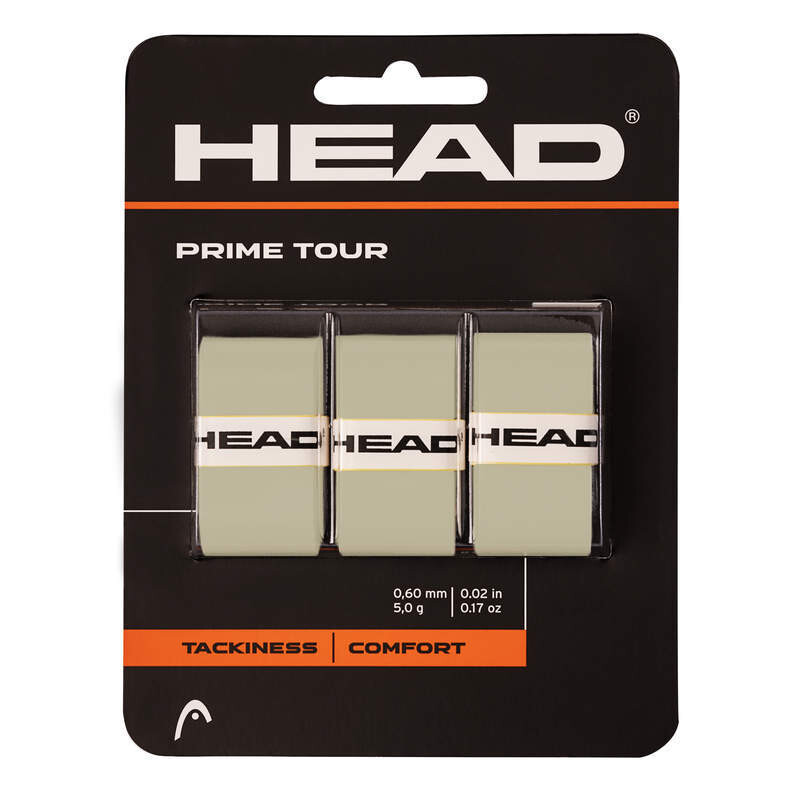 Head Prime Tour Overgrips 3 Pack - Grey