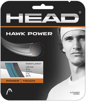 Head Hawk Power 1.25mm Tennis String Set - Petrol Green
