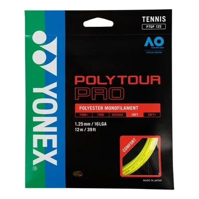 Yonex PolyTour Pro Tennis String Set 1.25mm - Yellow