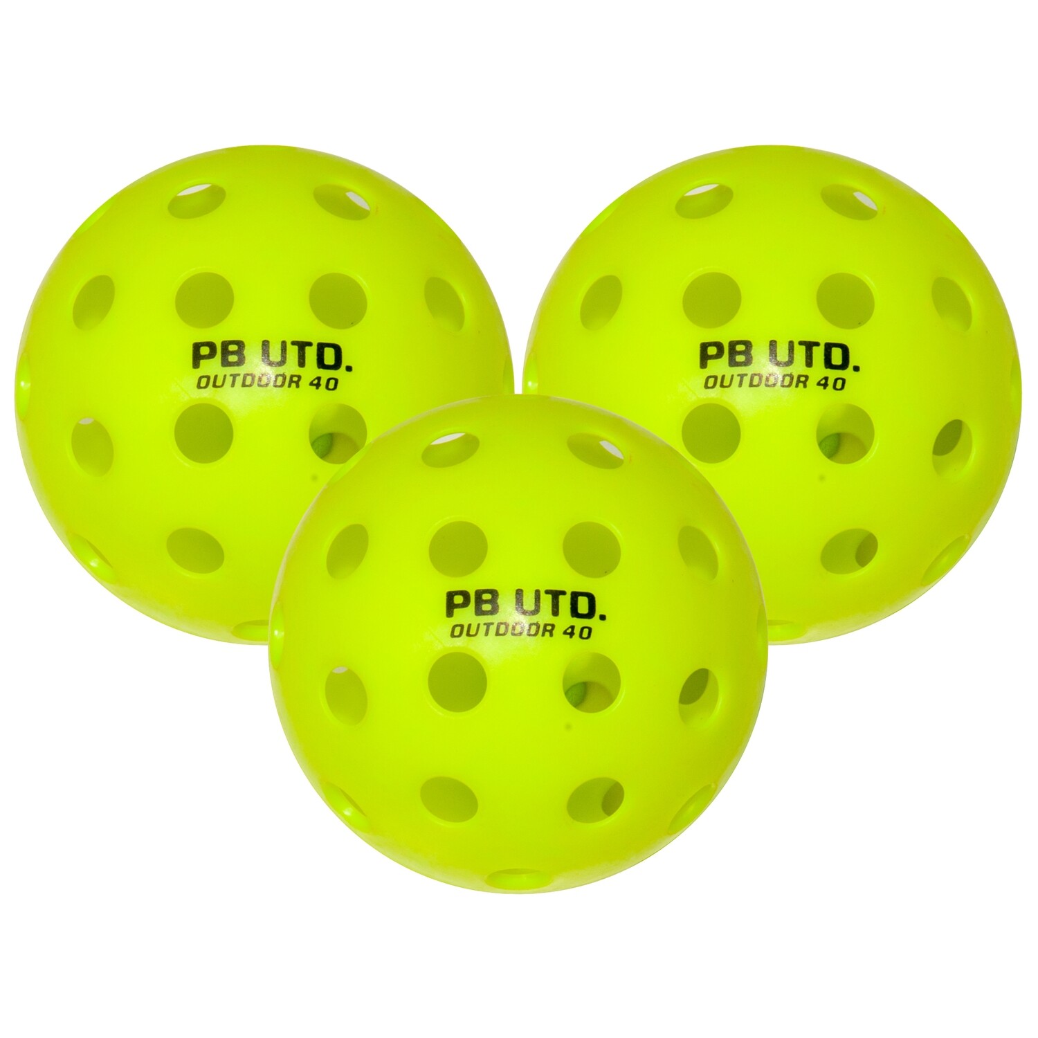 Pickleball United Freedom Outdoor Pickleball 40 3 Pack