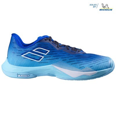 Babolat Shadow Tour 5 Wide Men's Badminton Shoes - Ceramic Blue