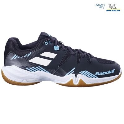 Babolat Shadow Spirit Men's Court Shoes - Black/Light Blue