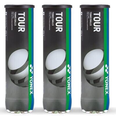 Yonex Tour Tennis Balls - Box 18 x 4 Ball Tube
